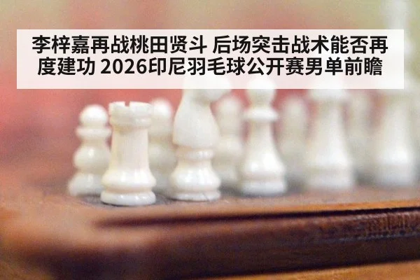 李梓嘉再战桃田贤斗 后场突击战术能否再度建功 2026印尼羽毛球公开赛男单前瞻