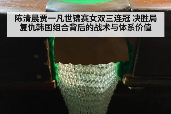 陈清晨贾一凡世锦赛女双三连冠 决胜局复仇韩国组合背后的战术与体系价值